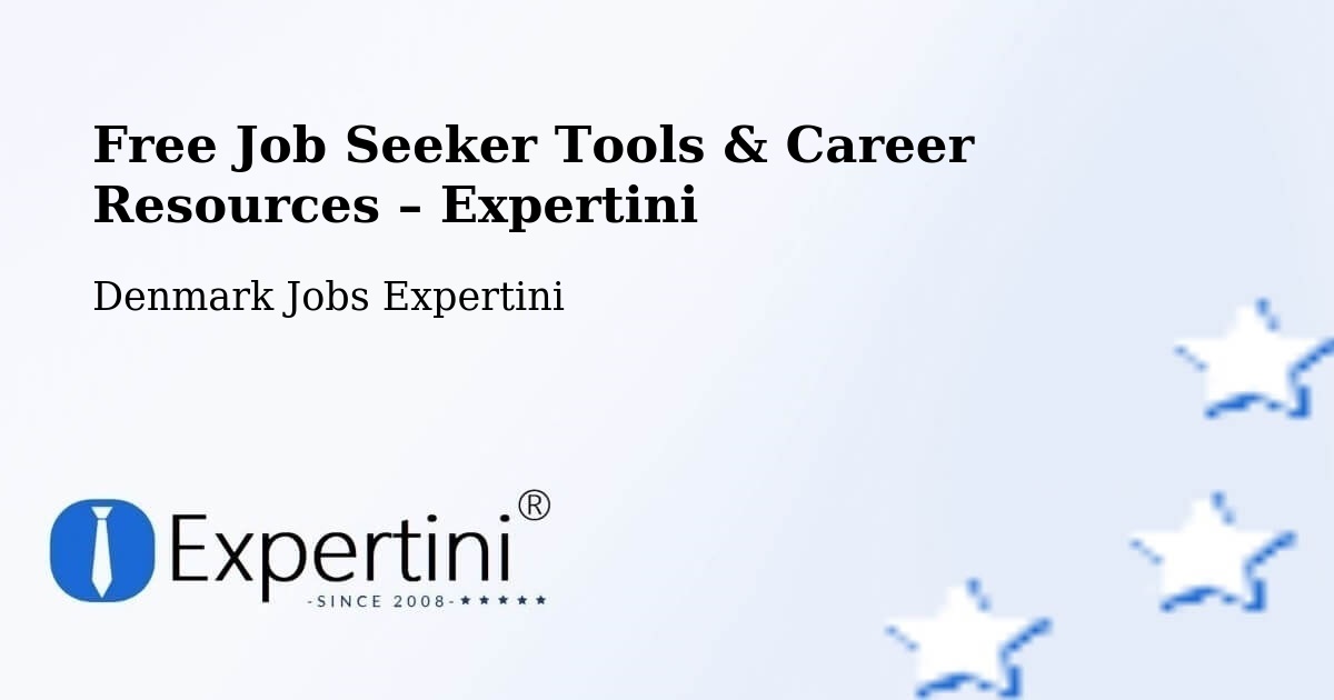 Free Job Seeker Tools & Career Resources – Frederiksværk - Frederiksværk, Denmark Jobs Expertini